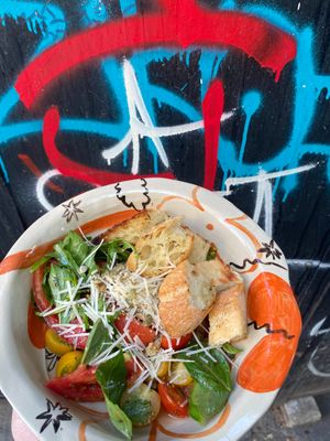 PANZANELA SALAD • 16 at Lutra Lutra Bar in Tbilisi