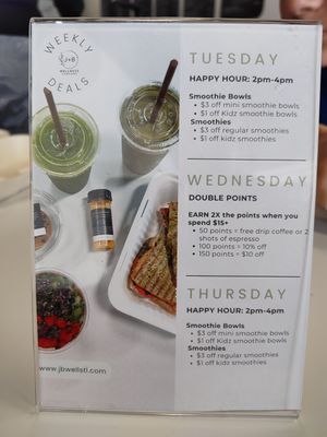  at J+B Wellness Cafe in Wildwood