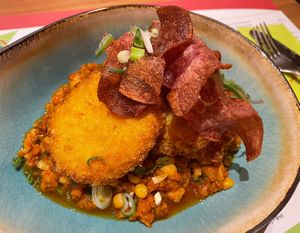 Bunte Hülsenfrüchtebolognese  at Landgasthof Zum Stern in Buehlertann