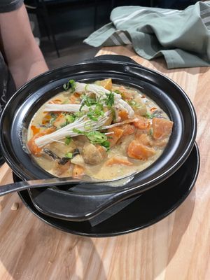 Veggie curry, much potato 🥔   at Saap in Cary