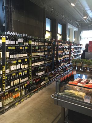 Wine section  at Marqt - Den Hofweg in The Hague