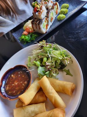 Vegan "Frühlingsrollen" at Ly Ly Asian Cusine & Sushi in Buehl