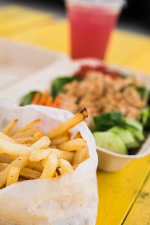 baked rosemary fries at Conscious Cravings - S 1st St in Austin