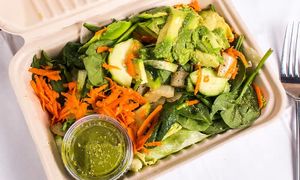 house salad with chimichurri at Conscious Cravings - S 1st St in Austin