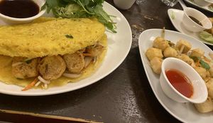 Crepe with veggies and tofu   at Pho Ta   in North West London