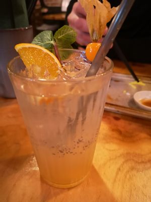 Homemade lemonade at Quan Cuoi in Hildesheim
