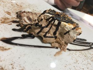 Tiramisu at Quinoa Vegetariano in Elche