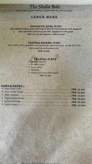 Lunch continued  #Veganuary at The Shala Bali in Ubud