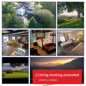 Find us easily with what3words  at Lane Head Farm Country Guest house  in Penrith