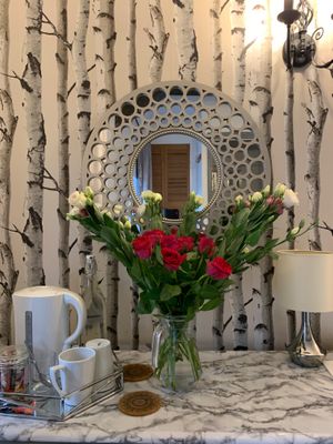 Our rooms are decorated individually with fresh flowers  at Lane Head Farm Country Guest house  in Penrith