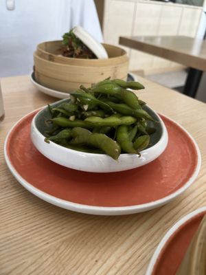 edamame with garlic  at Mamma Bao - Adalbertstraße in Munich