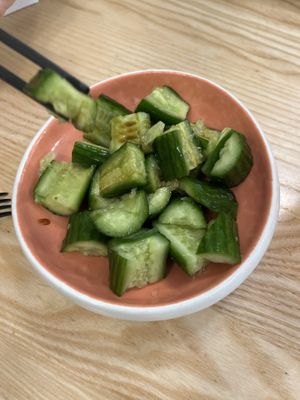 Smashed cucumber salad (without chili sauce)  at Mamma Bao - Adalbertstraße in Munich