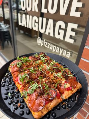 Vegan Honey Badger at Pizza Payaa in Normal