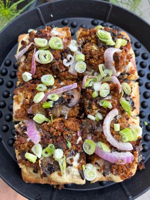 Vegan Sausage Supreme at Pizza Payaa in Normal