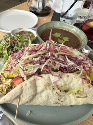 The pita sandwichh  at Whole Harvest Kitchen in Leawood