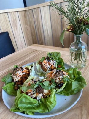 Lettuce crunch wraps  at Whole Harvest Kitchen in Leawood