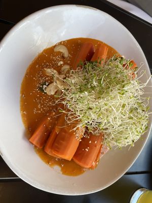 The panang carrots appetizer  at Whole Harvest Kitchen in Leawood
