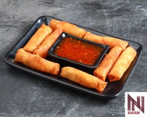 Veg Spring Rolls w sweet Chilli Dip at Noodle Nation in High Wycombe