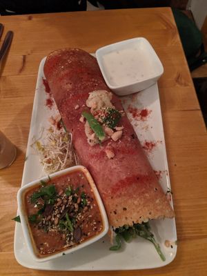 Forgotten which one this was - tasty! at Goura Pakora in Berlin