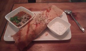 Crêpe/pancake wraps! at Goura Pakora in Berlin