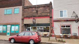 Exterior, May 2022. at Cafe Coco in Washburn