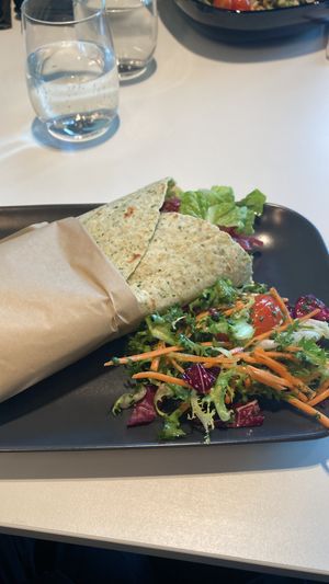 BBQ wrap  at Vegan Republic in Malmo