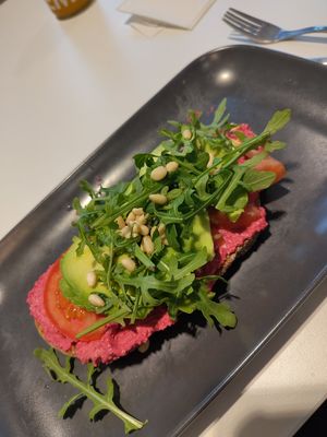 Avo-dream toast at Vegan Republic in Malmo