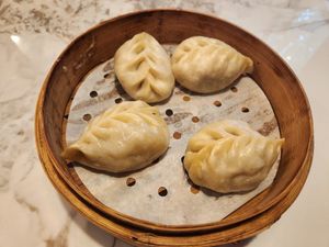 Vegan Shiitake buns at Dumpling the Noodle Kirkland in Kirkland