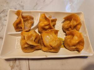 Vegan Organic dumplings at Dumpling the Noodle Kirkland in Kirkland