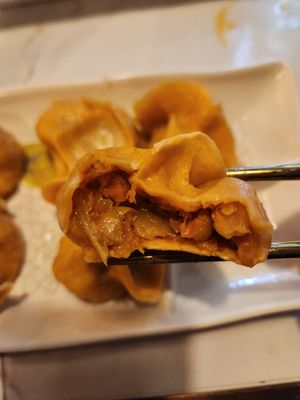 Vegan Organic dumplings at Dumpling the Noodle Kirkland in Kirkland