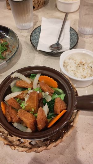 Caramelised tofu at The Hestia Veggie in Vancouver