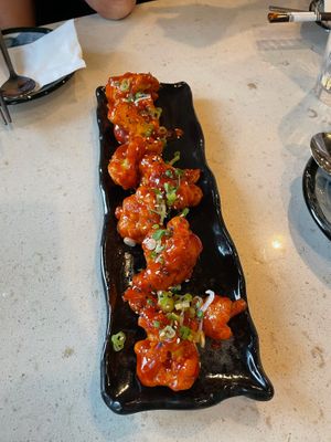 Spicy crispy cauliflower at The Hestia Veggie in Vancouver