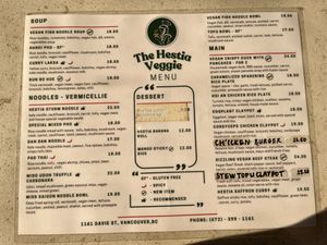   at The Hestia Veggie in Vancouver