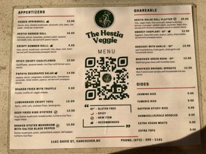   at The Hestia Veggie in Vancouver