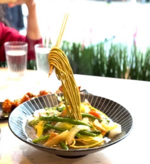 Signature dish must try Hestia Storm Noodles 😶‍🌫️🤩  at The Hestia Veggie in Vancouver