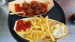 Currywurst at Wurst und Moritz in Zurich