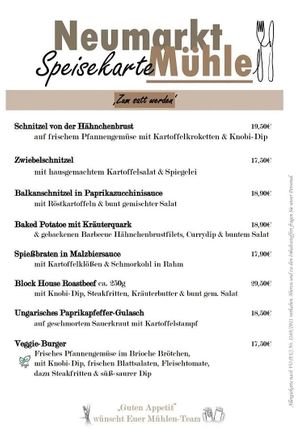 Vegetarisch: Veggie-Burger at Neumarkt Mühle in Osnabrueck