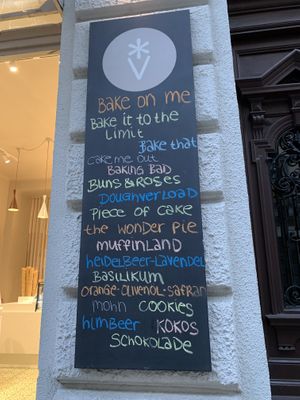 Ice cream flavours  at Veganista Ice Cream I in Vienna
