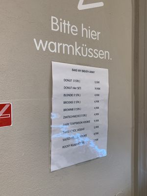 Pricey of the pastries  at Veganista Ice Cream I in Vienna