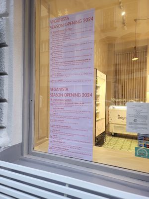 Menu so far at Veganista Ice Cream I in Vienna