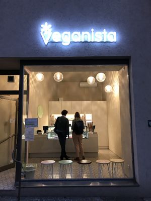From the outside at Veganista Ice Cream I in Vienna