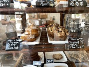 Vegan baked goods!!  at White Heron Tea & Coffee in Eliot
