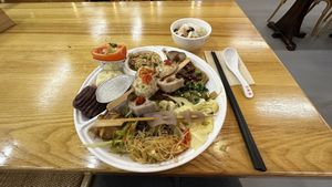 Vegan Shashliks  at Vegetarian Hall - 素食堂解放路店 in Hangzhou