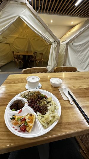 Vegan lunch   at Vegetarian Hall - 素食堂解放路店 in Hangzhou