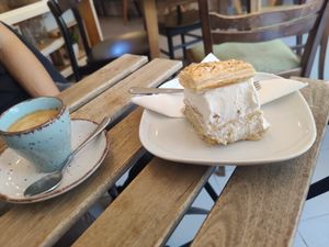 Kermes cake at Ablak a Bablak  in Veszprem