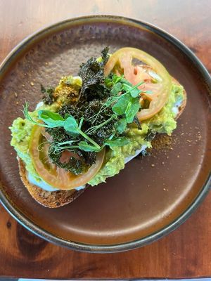 avocado smash at Chur Bae in Auckland