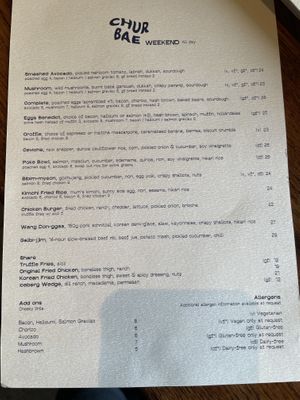   at Chur Bae in Auckland