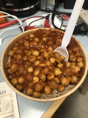 Chana masala takeout   at The Delly in Vancouver