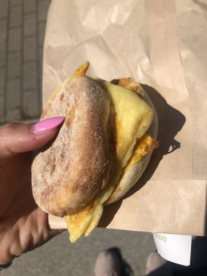 Vegan T-bird sandwhich   at Blue Chip Cafe in Vancouver