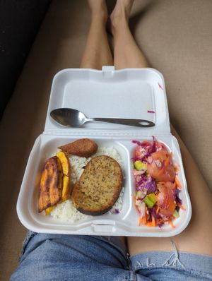 Delicious rice dish at Amanda  in Manizales